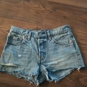 Levi's 501 jean shorts. Size 26